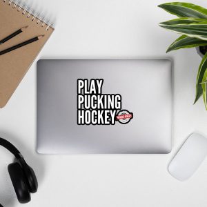 Play Pucking Hockey Stickers