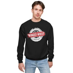 Winged Wheel Podcast Unisex Fleece Sweatshirt (2 Colors)