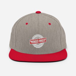 Winged Wheel Podcast Snapback Hat (4 colors)