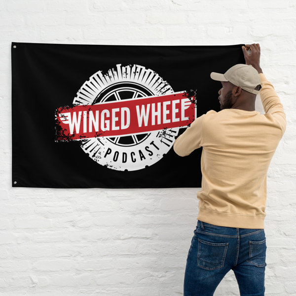 Winged Wheel Podcast Flag