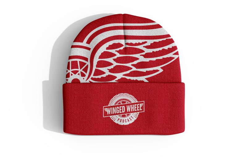 Red Wings × WWP co-branded beanie