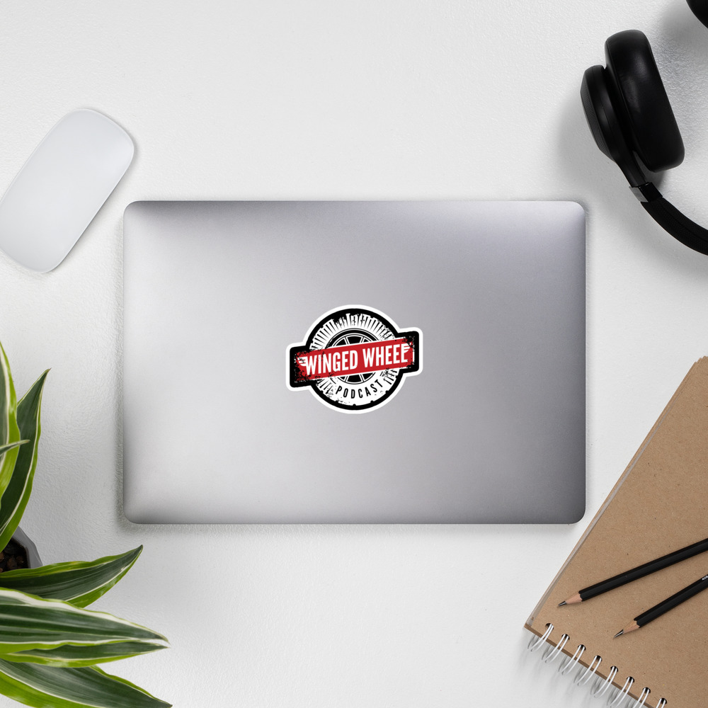 Thumbnail: Winged Wheel Podcast Stickers (3 sizes)