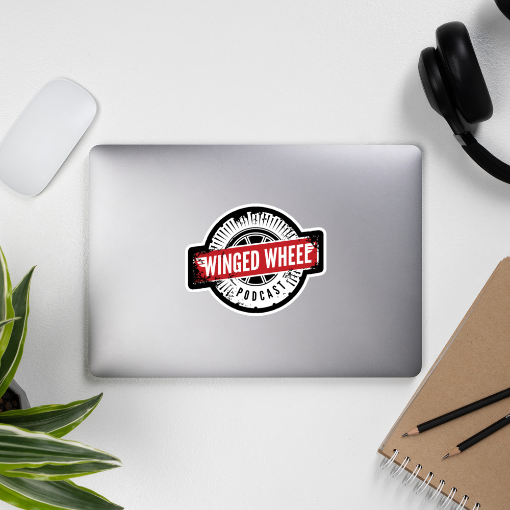 Thumbnail: Winged Wheel Podcast Stickers (3 sizes)