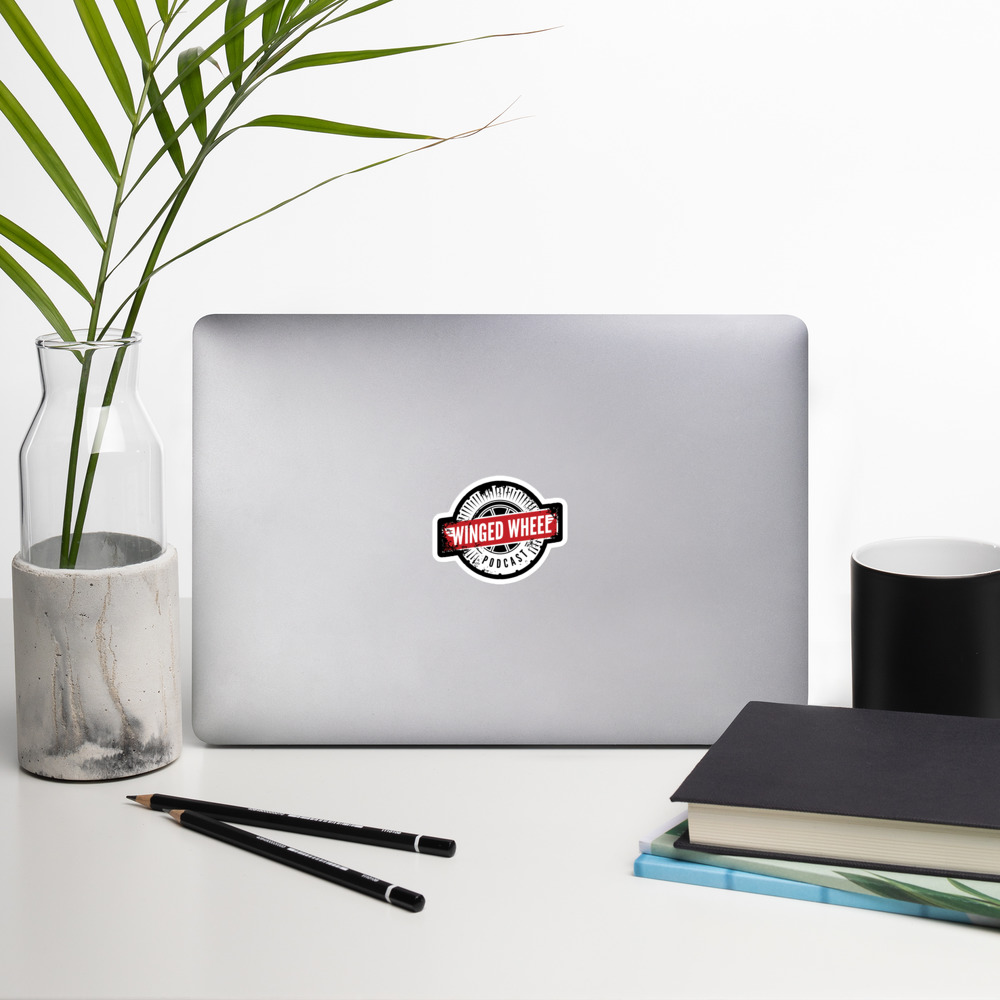 Thumbnail: Winged Wheel Podcast Stickers (3 sizes)